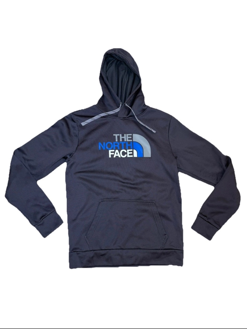 The North Face Men’s Size Small Gray Fleece Lined Pullover Hoodie Sweatshirt